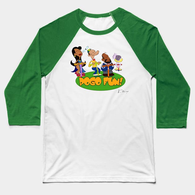 Pogo Fun! Baseball T-Shirt by D.J. Berry